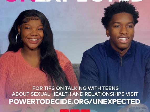 A photo of Aniyah and Dakwon from TLC's Unexpected. 