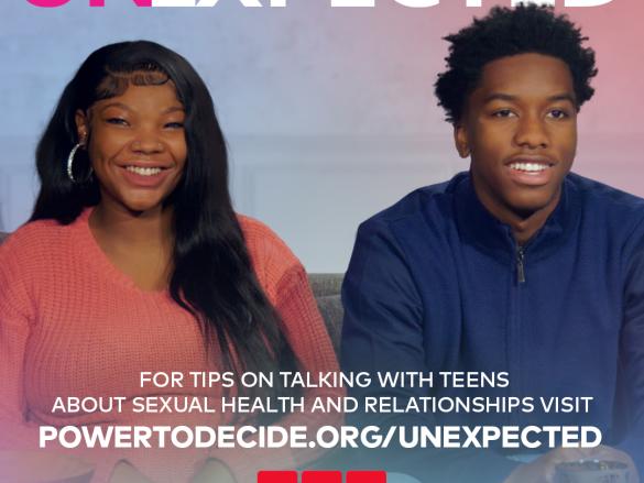 A photo of Aniyah and Dakwon from TLC's Unexpected. 