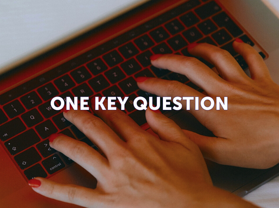 one key question key initiative image