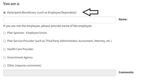 A screenshot of the third section where you insert your own contact information. 